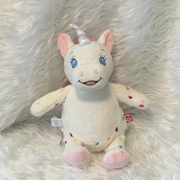 Peluche - Licorne à pois
