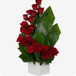 Bouquet de Roses en forme de Pyramide